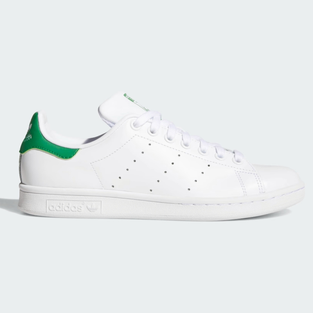 adidas Originals Stan Smith White Green Sneakers Size 10